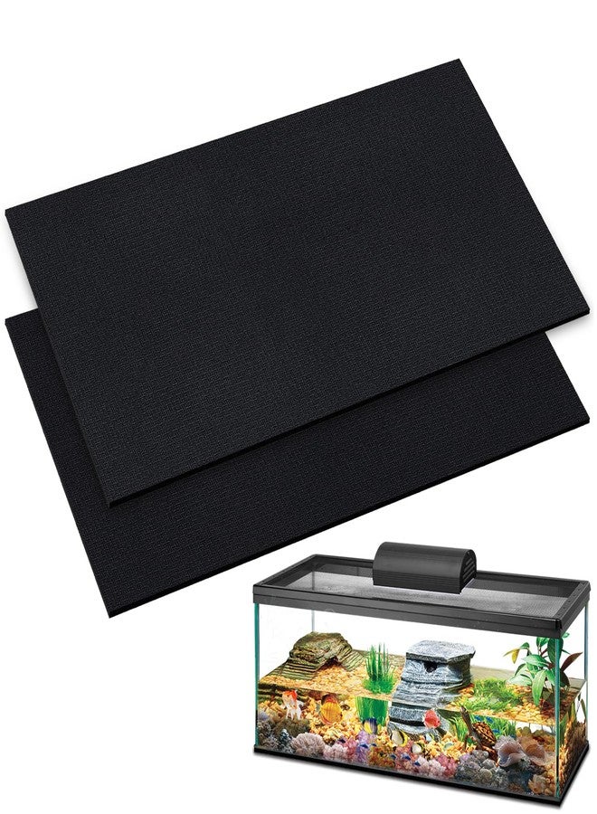 Wibeelee 15 x 30 x 0.2 Inches Aquarium Leveling Mat 2PCS/Set Neoprene Non-Slip Shockproof Fish Tank Pad Waterproof Textured Surface for Uneven Surfaces Durable Fish Tank Mat with Easy-Cut Edges - Image 1